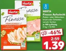 Kaufland HERTA Finesse Aufschnitt Angebot