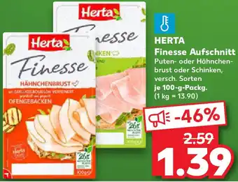 Kaufland HERTA Finesse Aufschnitt Angebot
