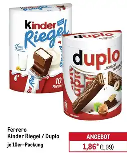 METRO Ferrero Kinder Riegel / Duplo Angebot