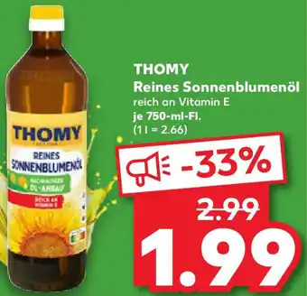 Kaufland THOMY Reines Sonnenblumenöl Angebot