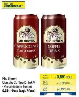 METRO Mr. Brown Classic Coffee Drink Angebot