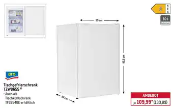 METRO aro Tischgefrierschrank TZW8655 Angebot