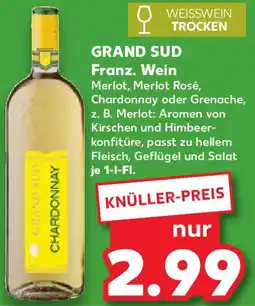 Kaufland GRAND SUD Franz. Wein Angebot