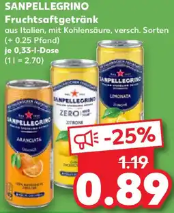 Kaufland SANPELLEGRINO Fruchtsaftgetränk Angebot