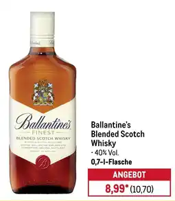 METRO Ballantine's Blended Scotch Whisky Angebot