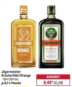 METRO Jägermeister Kräuterlikör/Orange Angebot