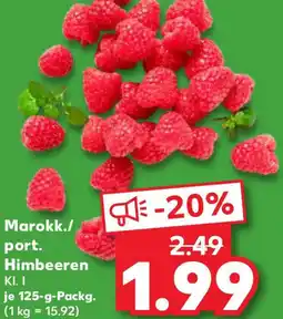 Kaufland Marokk./ port. Himbeeren Angebot