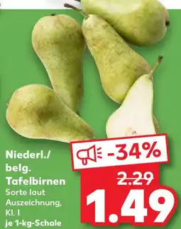 Kaufland Niederl./ belg. Tafelbirnen Angebot