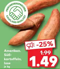 Kaufland Amerikan. Süßkartoffeln, lose Angebot