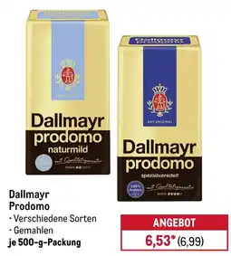 METRO Dallmayr Prodomo Angebot
