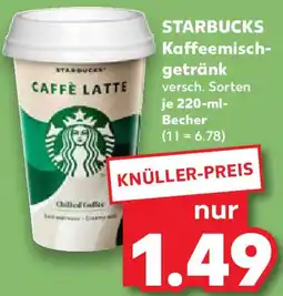 Kaufland STARBUCKS Kaffeemischgetränk Angebot