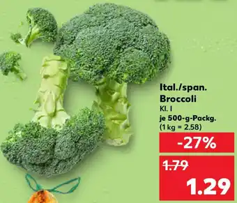 Kaufland Ital./span. Broccoli Angebot