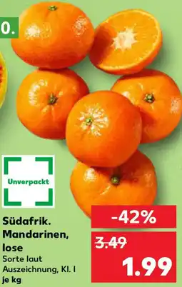 Kaufland Südafrik. Mandarinen, lose Angebot