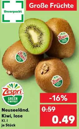 Kaufland Zespri Neuseeländ. Kiwi, lose Angebot