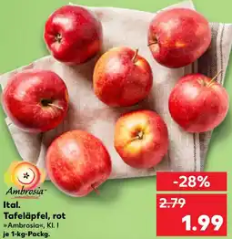 Kaufland Ambrosia Ital. Tafeläpfel, rot Angebot