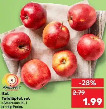 Kaufland Ambrosia Ital. Tafeläpfel, rot Angebot