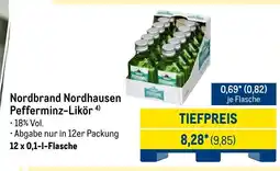 METRO Nordbrand Nordhausen Pefferminz-Likör Angebot