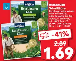 Kaufland BERGADER Schnittkäse Angebot