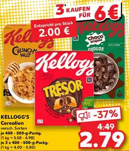 Kaufland KELLOGG'S Cerealien Angebot
