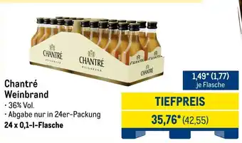 METRO Chantré Weinbrand Angebot