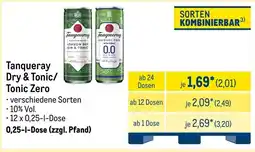 METRO Tanqueray Dry & Tonic/ Tonic Zero Angebot