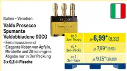METRO Valdo Prosecco Spumante Valdobbiadene DOCG Angebot