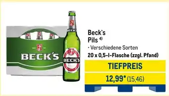 METRO Beck's Pils Angebot