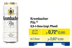 METRO Krombacher Pils Angebot