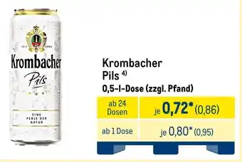 METRO Krombacher Pils Angebot