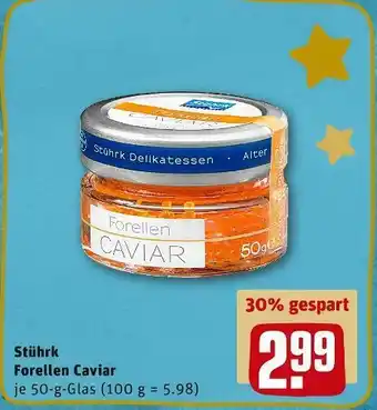 REWE Stührk forellen caviar Angebot