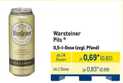 METRO Warsteiner Pils Angebot
