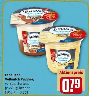 REWE Landliebe vollmilch pudding Angebot