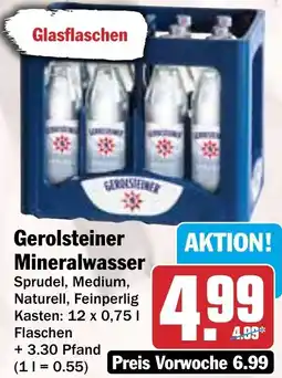 HIT Gerolsteiner Mineralwasser Angebot