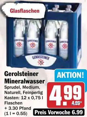 HIT Gerolsteiner Mineralwasser Angebot