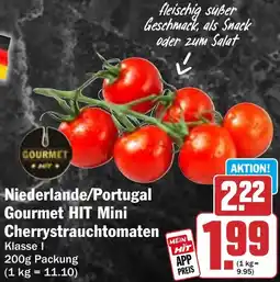 HIT Niederlande/Portugal Gourmet HIT Mini Cherrystrauchtomaten Angebot