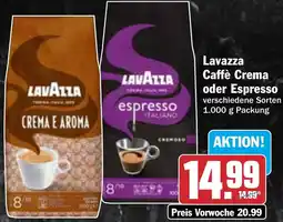 HIT Lavazza Caffè Crema oder Espresso Angebot