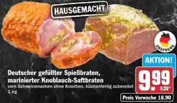 HIT Deutscher gefüllter Spießbraten, marinierter Knoblauch-Saftbraten Angebot