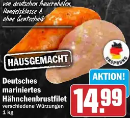 HIT Deutsches mariniertes Hähnchenbrustfilet Angebot