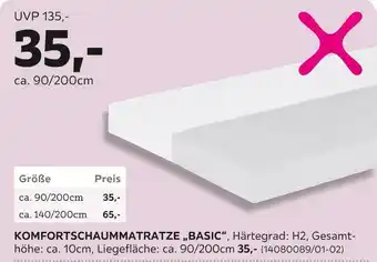 Mömax Komfortschaummatratze „basic“ Angebot