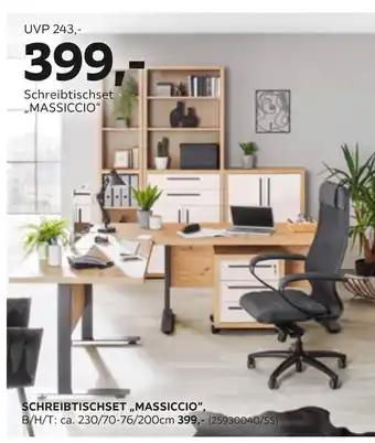 Mömax Schreibtischset „massiccio“ Angebot
