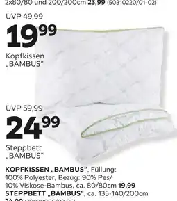Mömax Kopfkissen „bambus“ Angebot