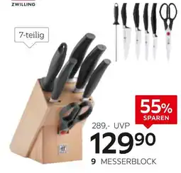 XXXLutz Zwilling messerblock „five star“ Angebot