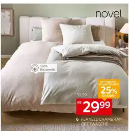 XXXLutz Novel flanell-chambray- bettwäsche-garnitur „ekki“ Angebot
