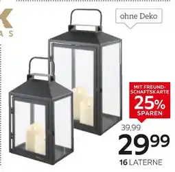 XXXLutz X-mas laterne ca. 20 x 32 x 16 cm Angebot