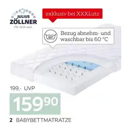 XXXLutz Julius zöllner babybettmatratze „babydream softbox“ Angebot