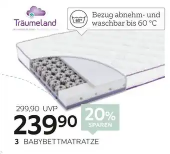 XXXLutz Träumeland babybettmatratze „octasmart luxe“ Angebot