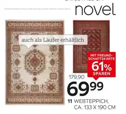 XXXLutz Novel webteppich, ca. 133 x 190 cm Angebot