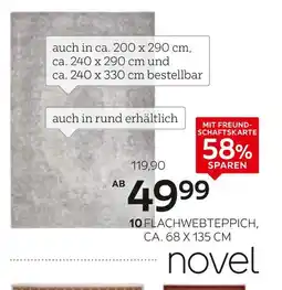 XXXLutz Novel 10 flachwebteppich Angebot