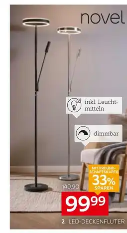 XXXLutz Novel led-deckenfluter Angebot