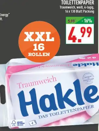 Marktkauf Hakle traumweich toilettenpapier Angebot